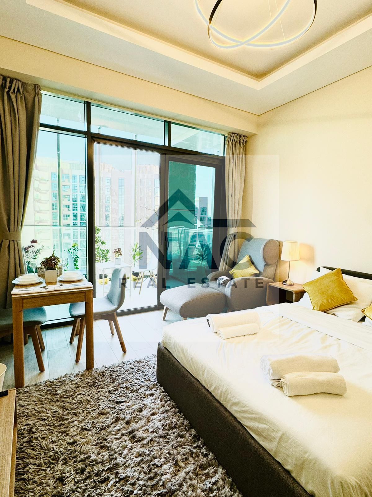 Modern-Style Living | Pool View | Jaddaf | Studio