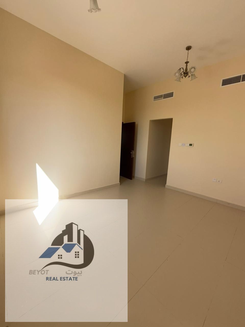 One bedroom and living room apartment for rent in Ajman, first occupancy, Al Alia area
