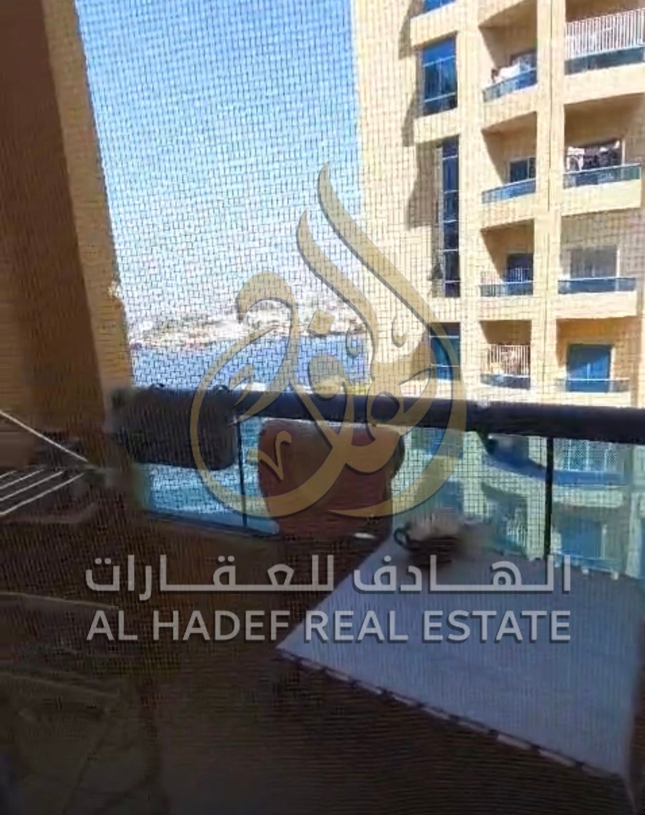 A special opportunity to own a spacious apartment in Al Khor Towers with a direct sea view and a practical design that suits families and high-end hou