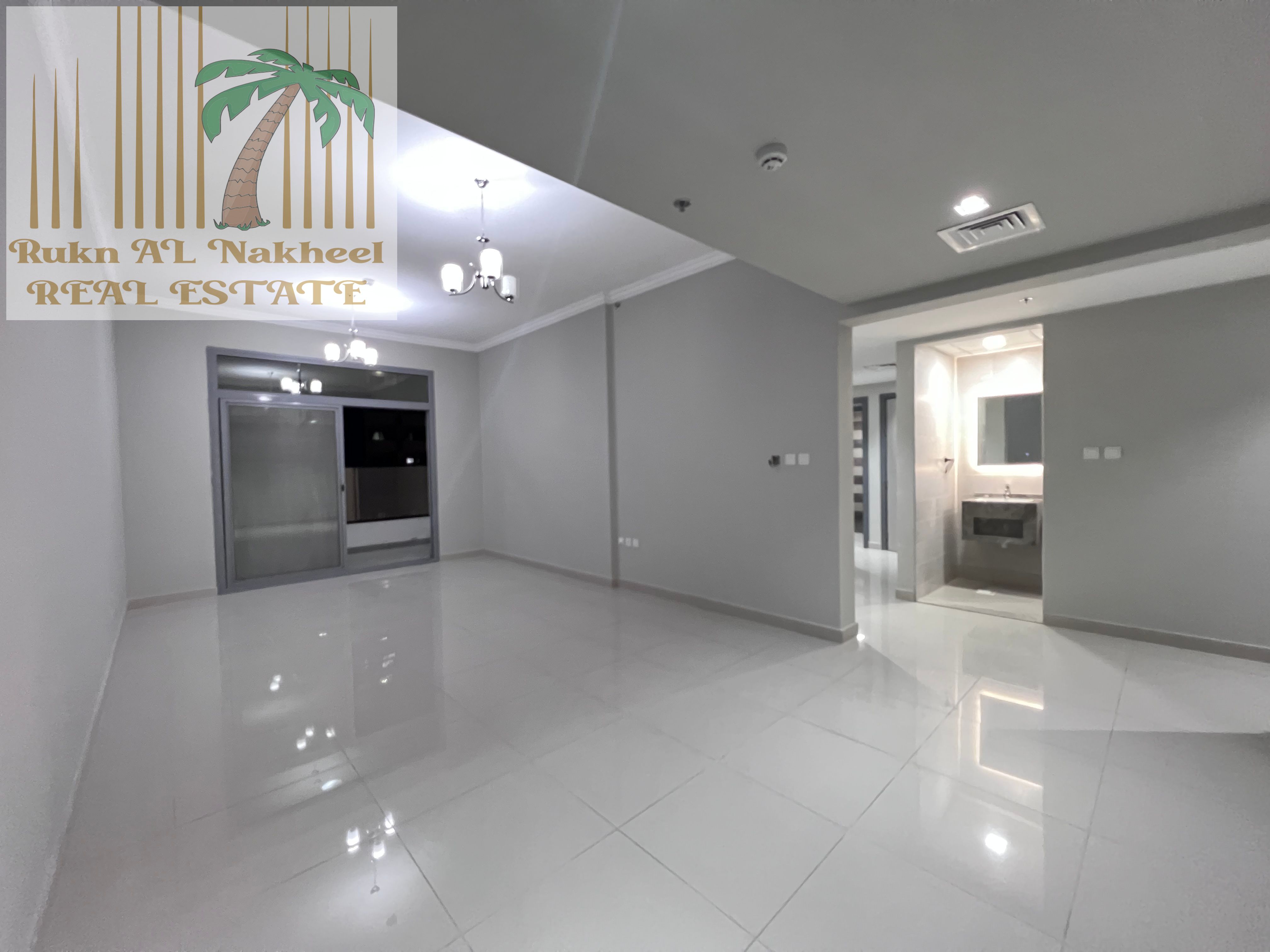 BRAND NEW 12 cheque payment Parking free HUGE SIZE 2bhk 3bath BALCONY MAIDROOM huge size specious open view near Cornish for more details contact us