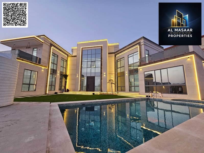 Your chance to own the largest villa in the Al Yasmin area, freehold ownership for all nationalities, with a swimming pool and a total area of 10,30