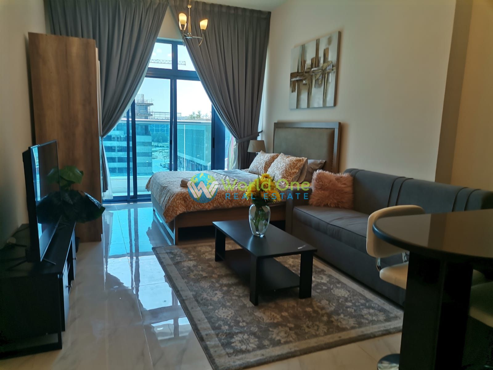 Cozy Studio | Fully Furnished | 4 Chqs