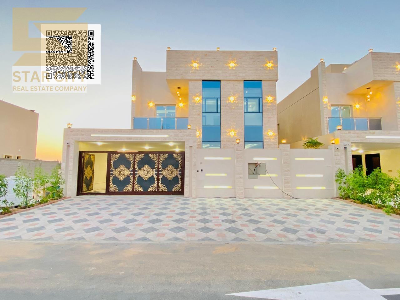 Villa for rent – Al Helio 2, Ajman | Two floors + roof | First occupancy
