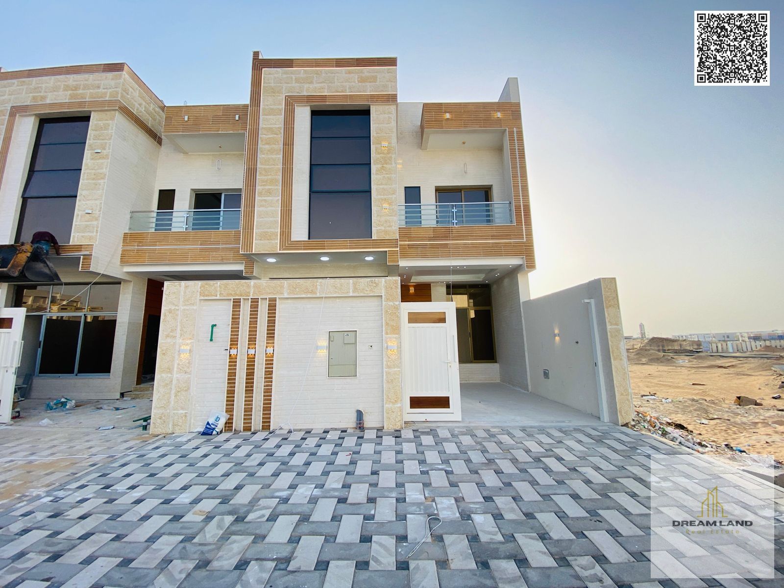 Direct from the owner, including electricity, water, and air conditioning. A villa among the most luxurious villas in Ajman, built and finished to a s