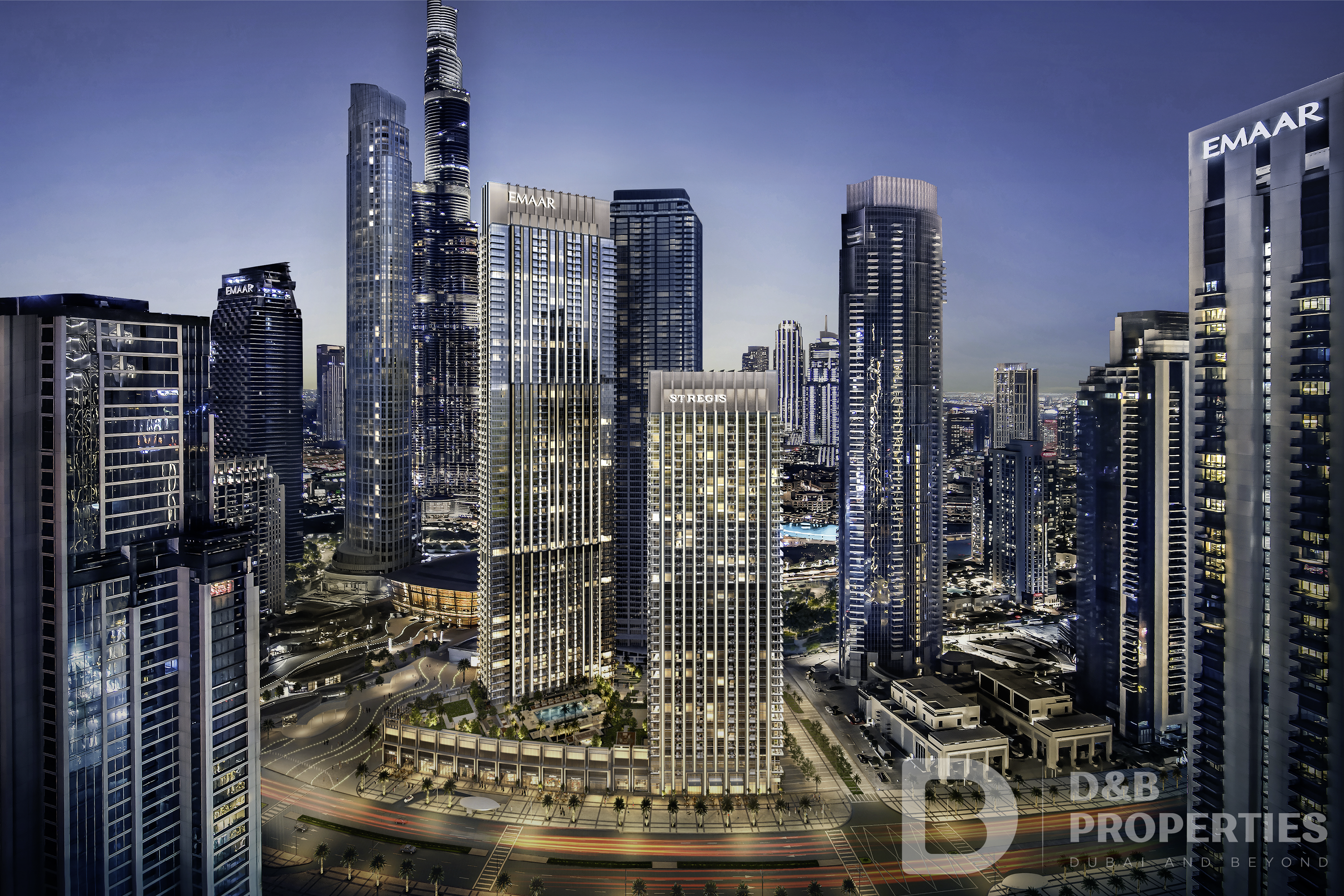 Burj Khalifa and Fountain View | Type B Layout