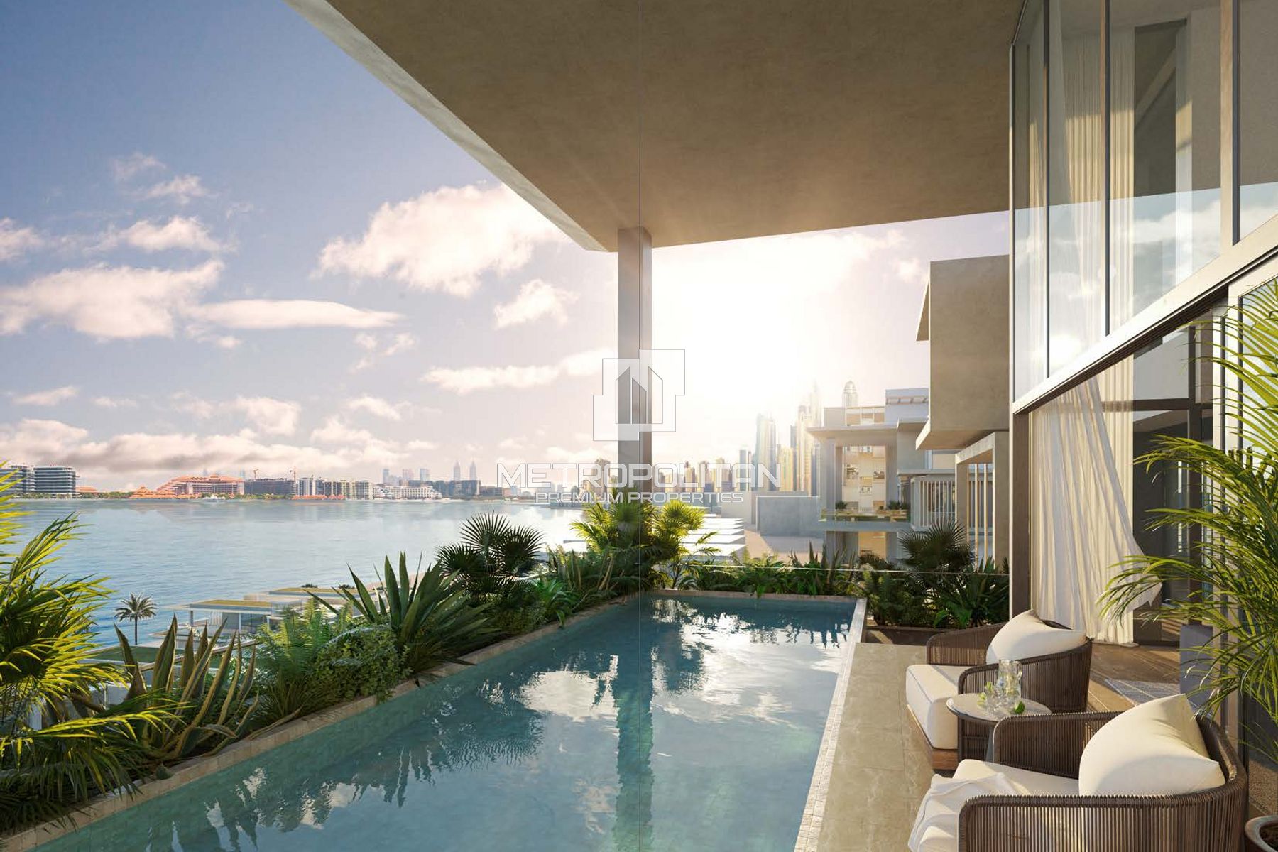 Ultra-Luxury Sky Villa| Private Pool and Palm View