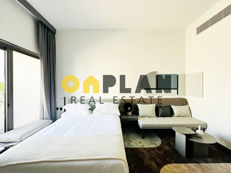Furnished Studio | Kitchen Appliances | Community View
