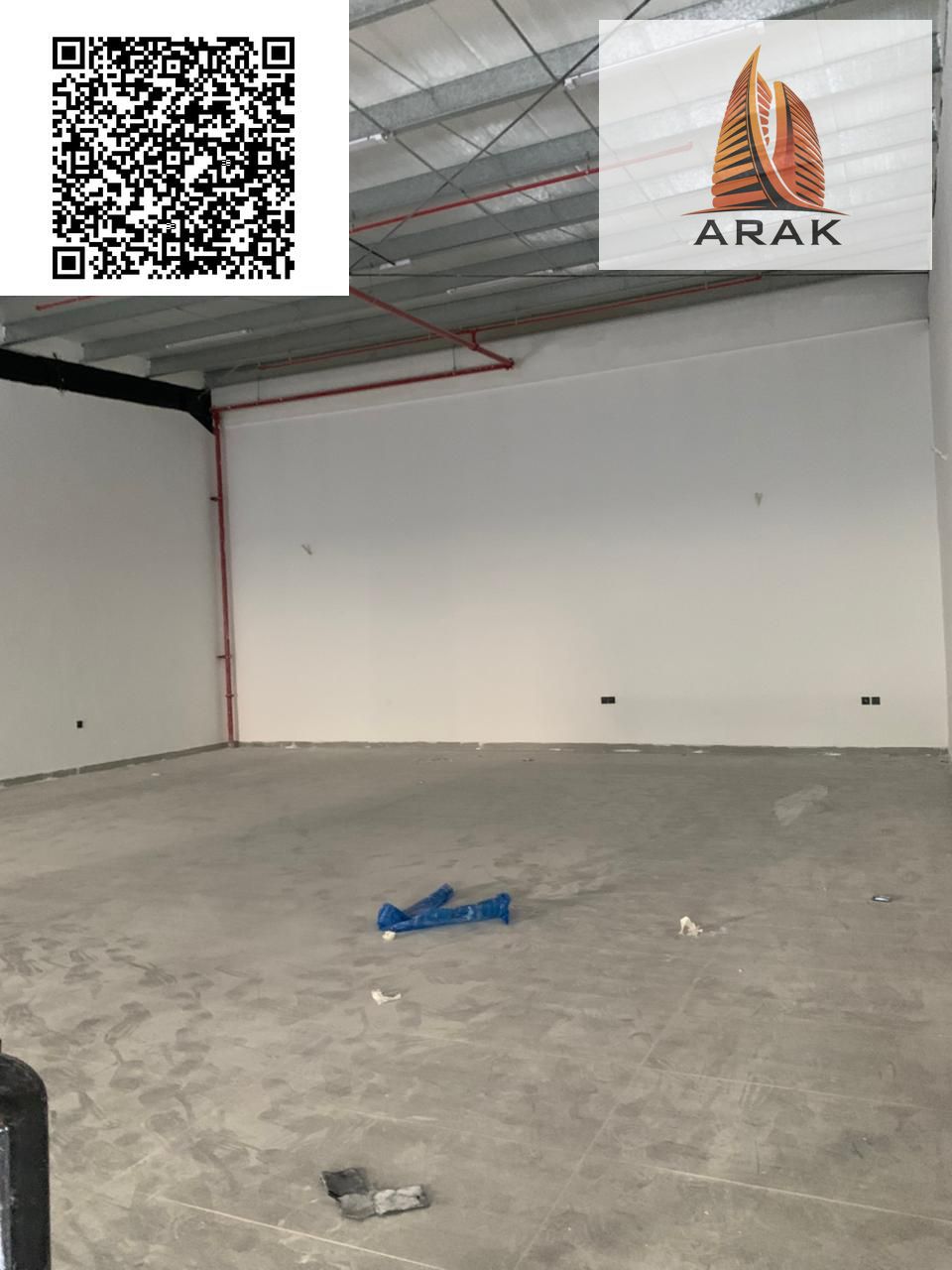 Annual warehouse for rent in Al Jurf Industrial 1 in a prime and easily accessible location