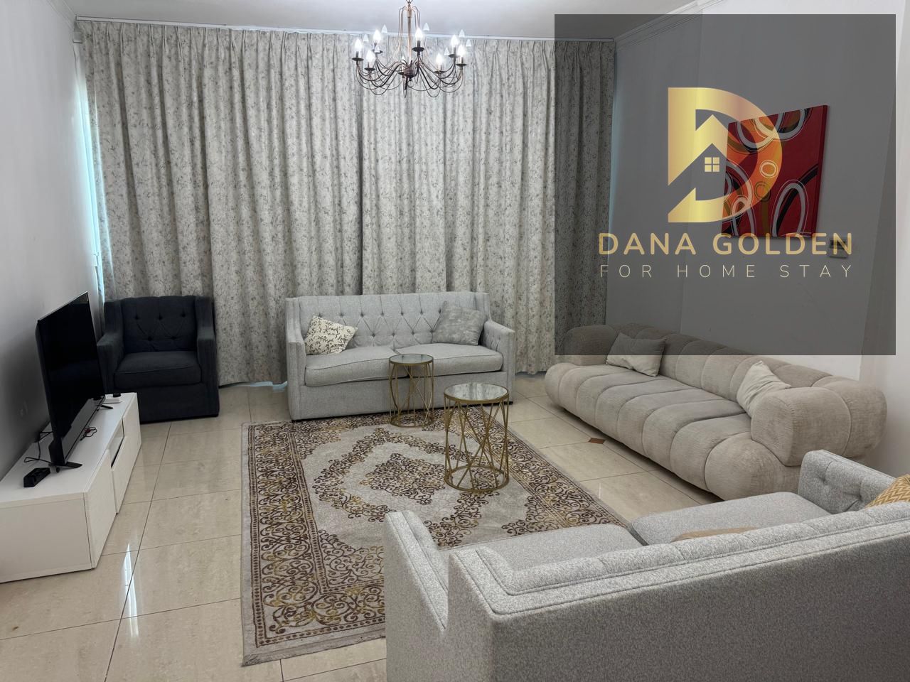 Welcome to Dana Golden Hoodie Homes Real Estate LLC Payment Details: 7000 Apartment Details Two bedrooms and a living room Maid's room Swimming pool