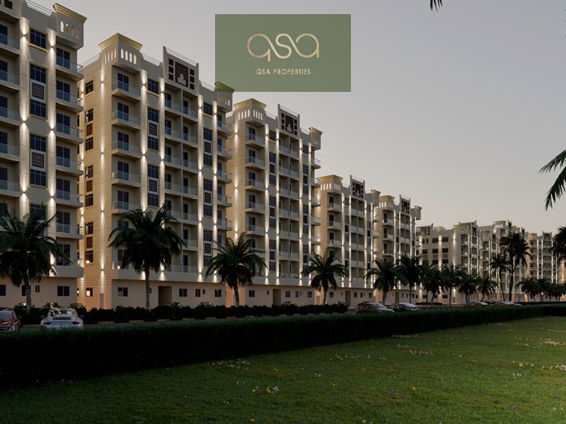 Take advantage of this opportunity in the most beautiful family community near Al Hamidiya Park. Two-bedroom apartment with city views for annual rent