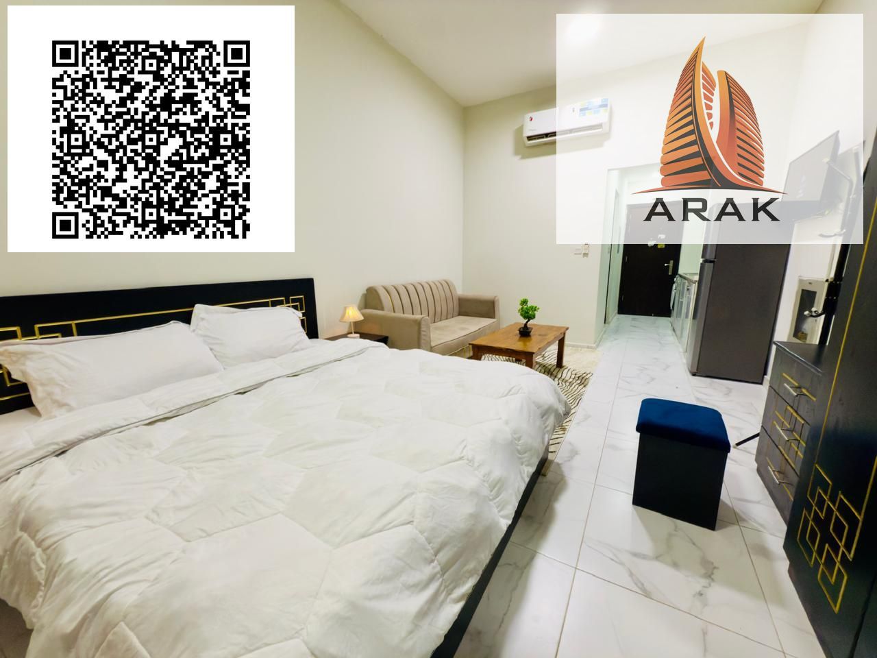 Premium Monthly Studio for Rent in Al Mowaihat 2 – Ajman Fully furnished studio apartment available in Al Mowaihat 2,