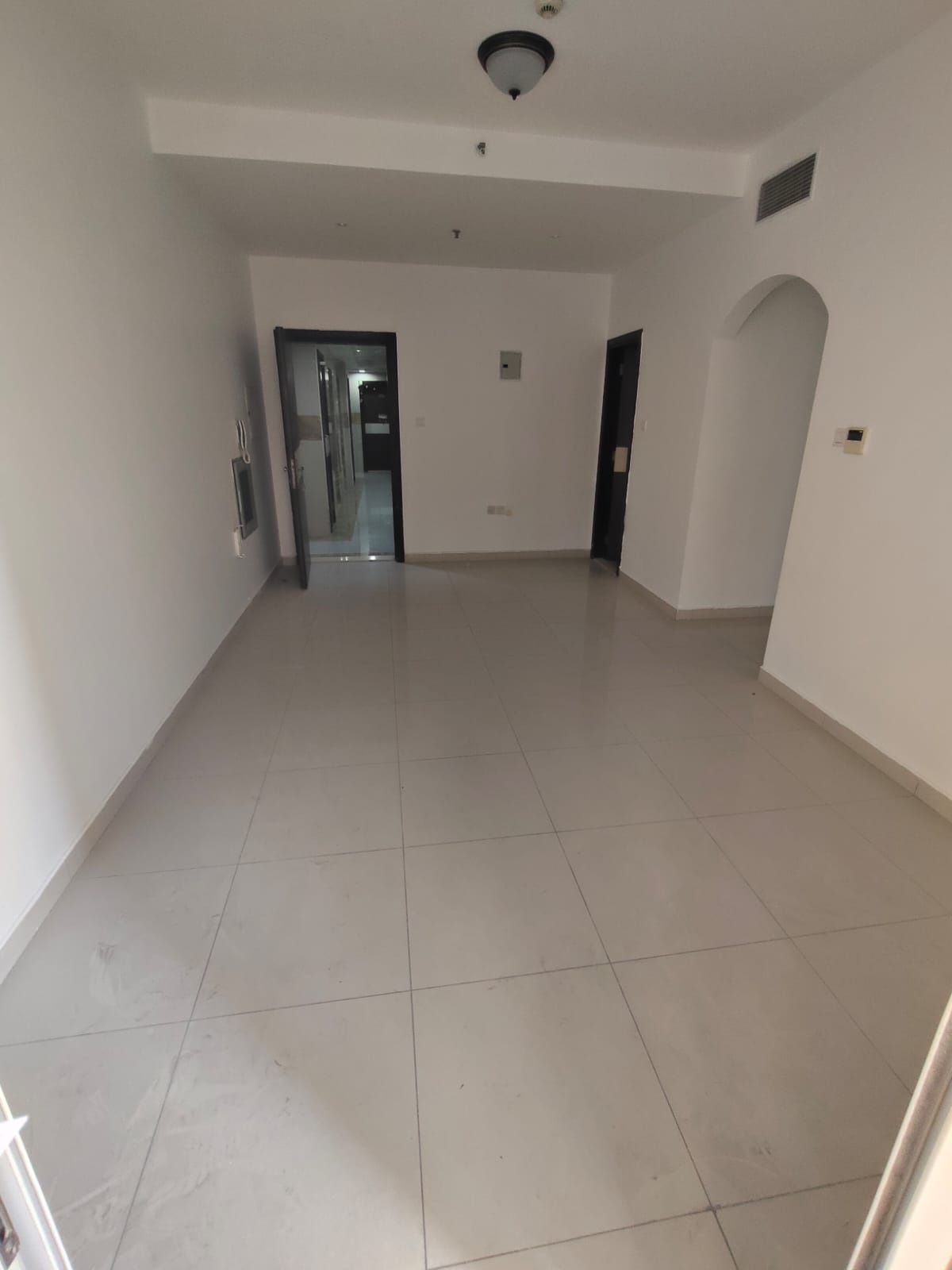 Two bedrooms and a living room with a balcony, 2 bathrooms, central air conditioning. Al-Taawun, opposite Nesto.