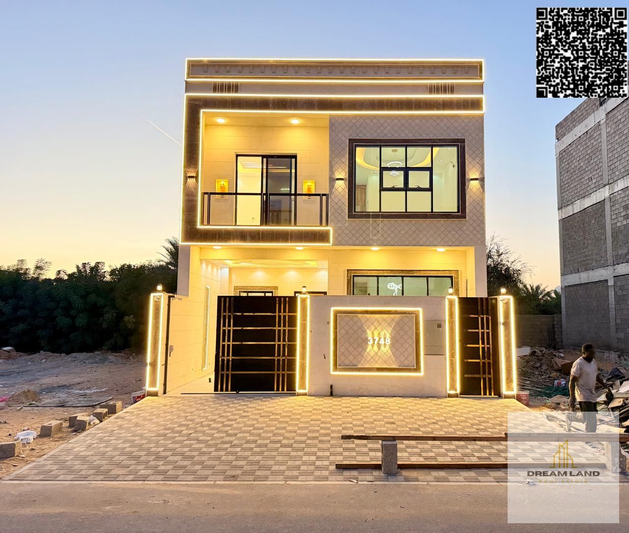 Own a two-story house with a roof, 5 rooms, custom finishing, freehold ownership for all nationalities.
