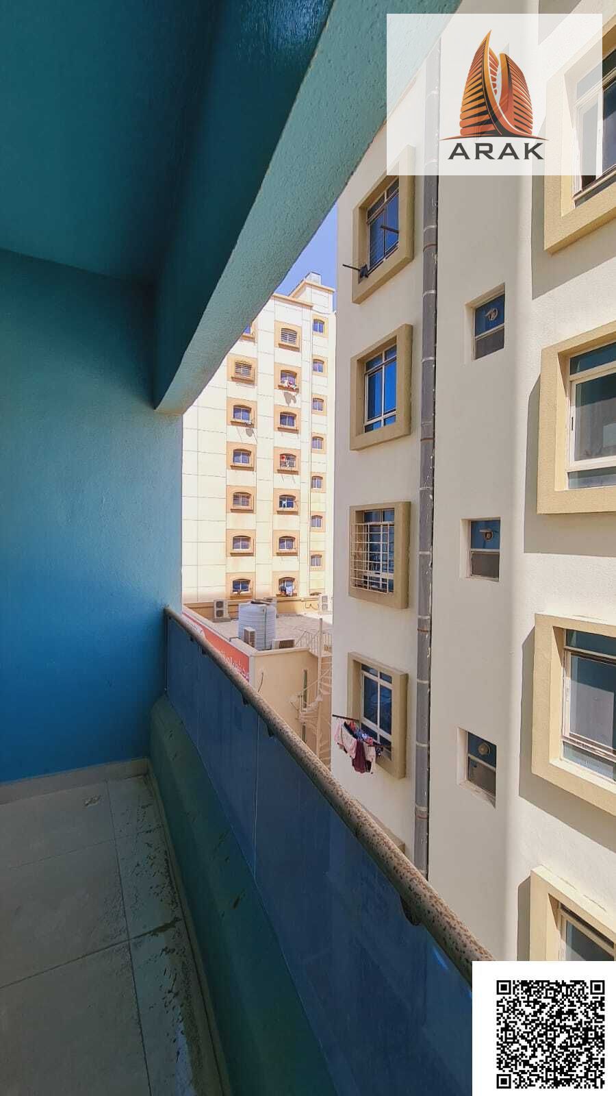 One bedroom apartment for monthly rent in Ajman, Al Nuaimiya area, opposite Thumbay Hospital,