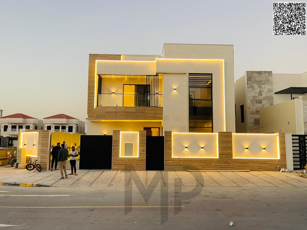 A villa with high-end finishes and a price including registration fees, featuring a smart layout that achieves maximum privacy.