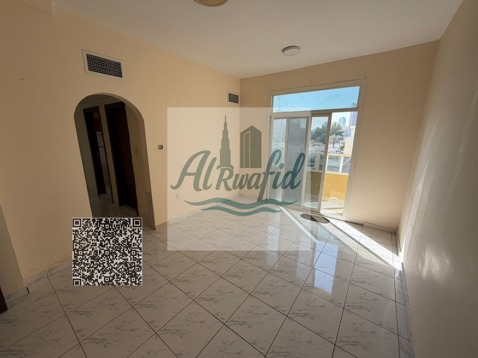 Smart Value 1BR Living with balcony in Al Bustan Area