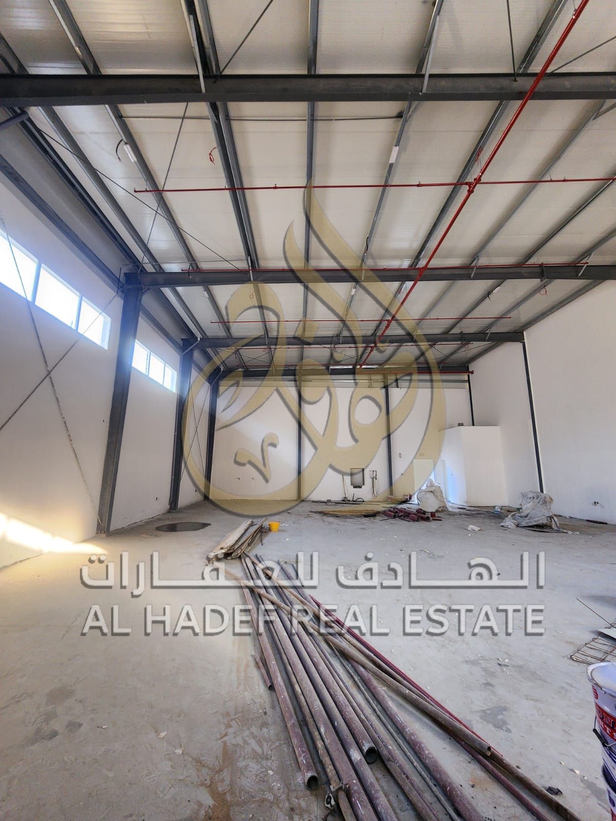 For Rent in Al Saja’a – Sharjah Brand new warehouses – never used before Size: 3,400 sq. ft.