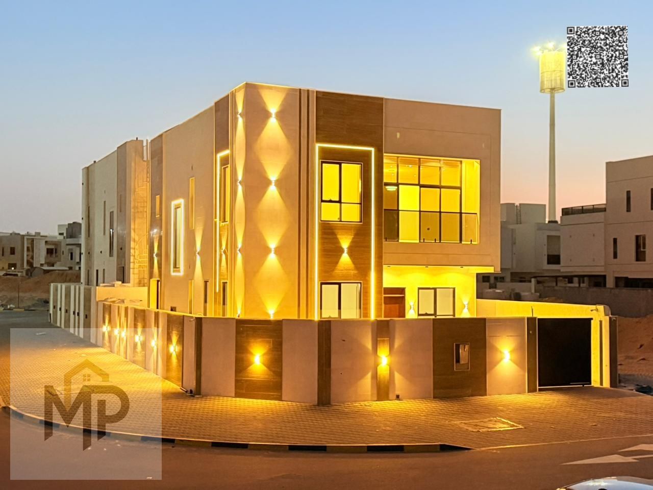 Corner villa for sale in Al Umrah area – Ajman | Prime location close to all services | Freehold ownership for all nationalities