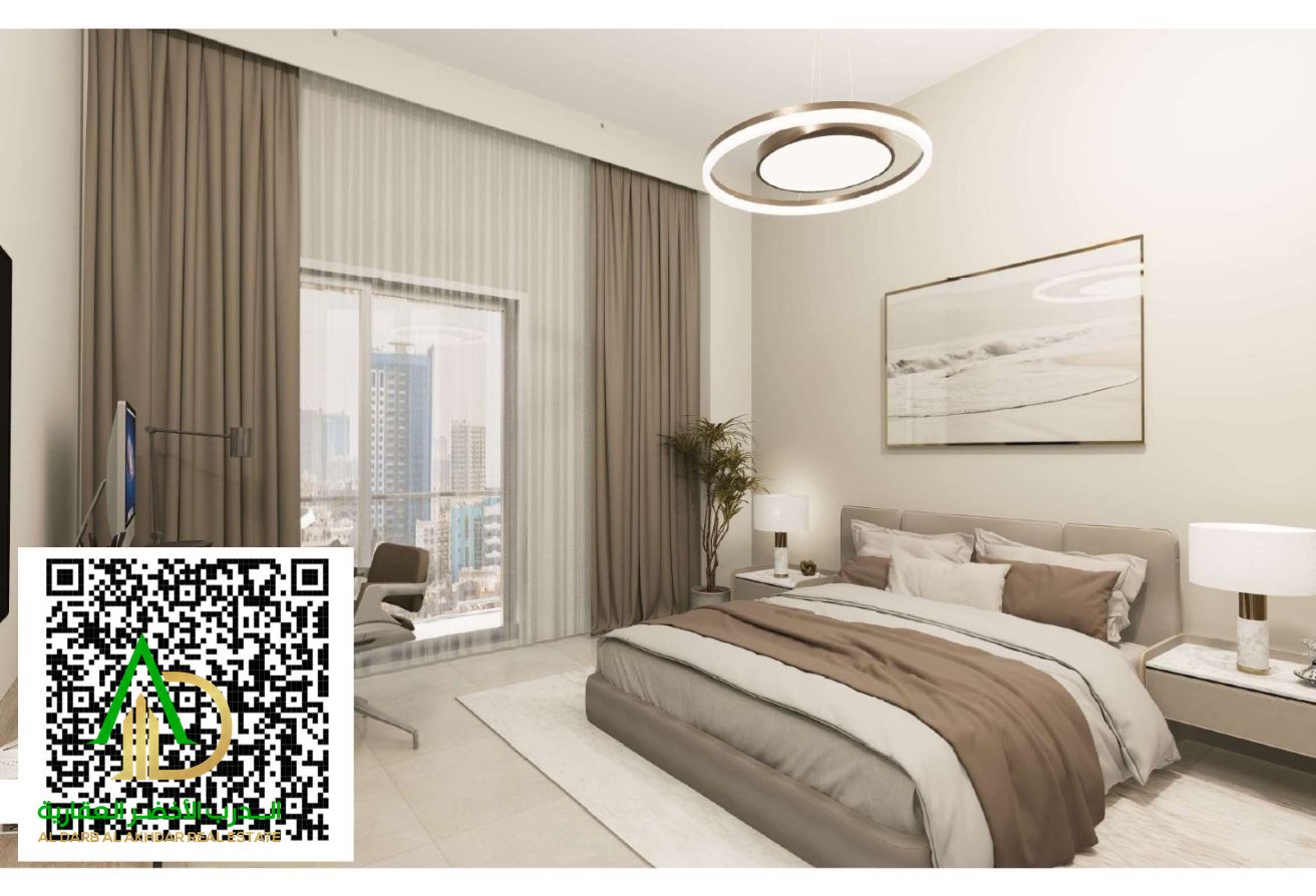 Own a luxury 2BR apartment with stunning views in Kentia Residence, Al Zahia, Ajman, Tower A. Modern finishes & flexible payment plan.