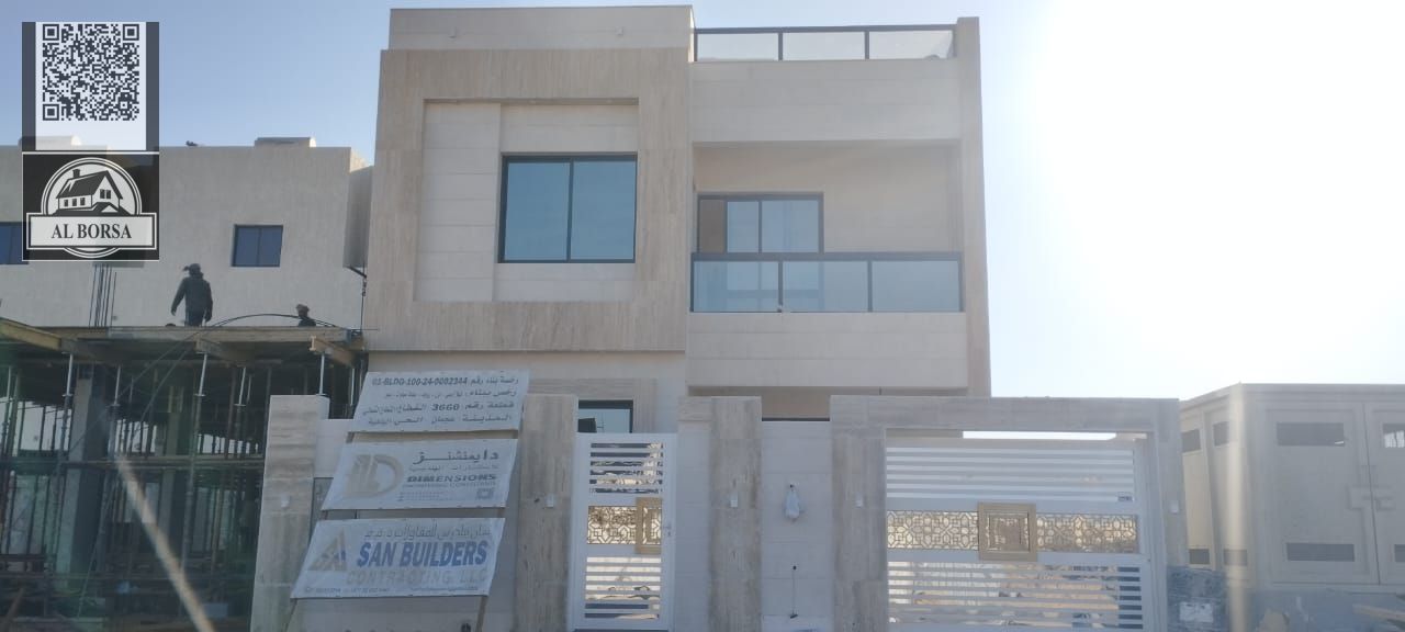 For rent in Al Bahia, a large townhouse with five bedrooms, a living room, a spacious kitchen, and a maid's room.