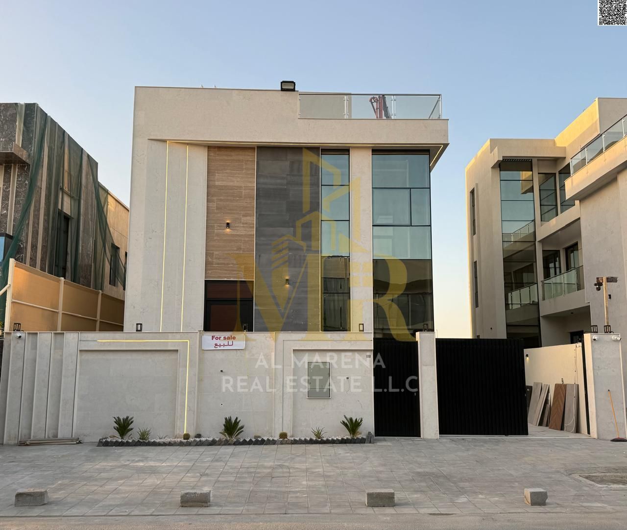 A unique opportunity to own a luxurious villa with modern finishes, a swimming pool, and central air conditioning in one of the best areas of Ajman, c