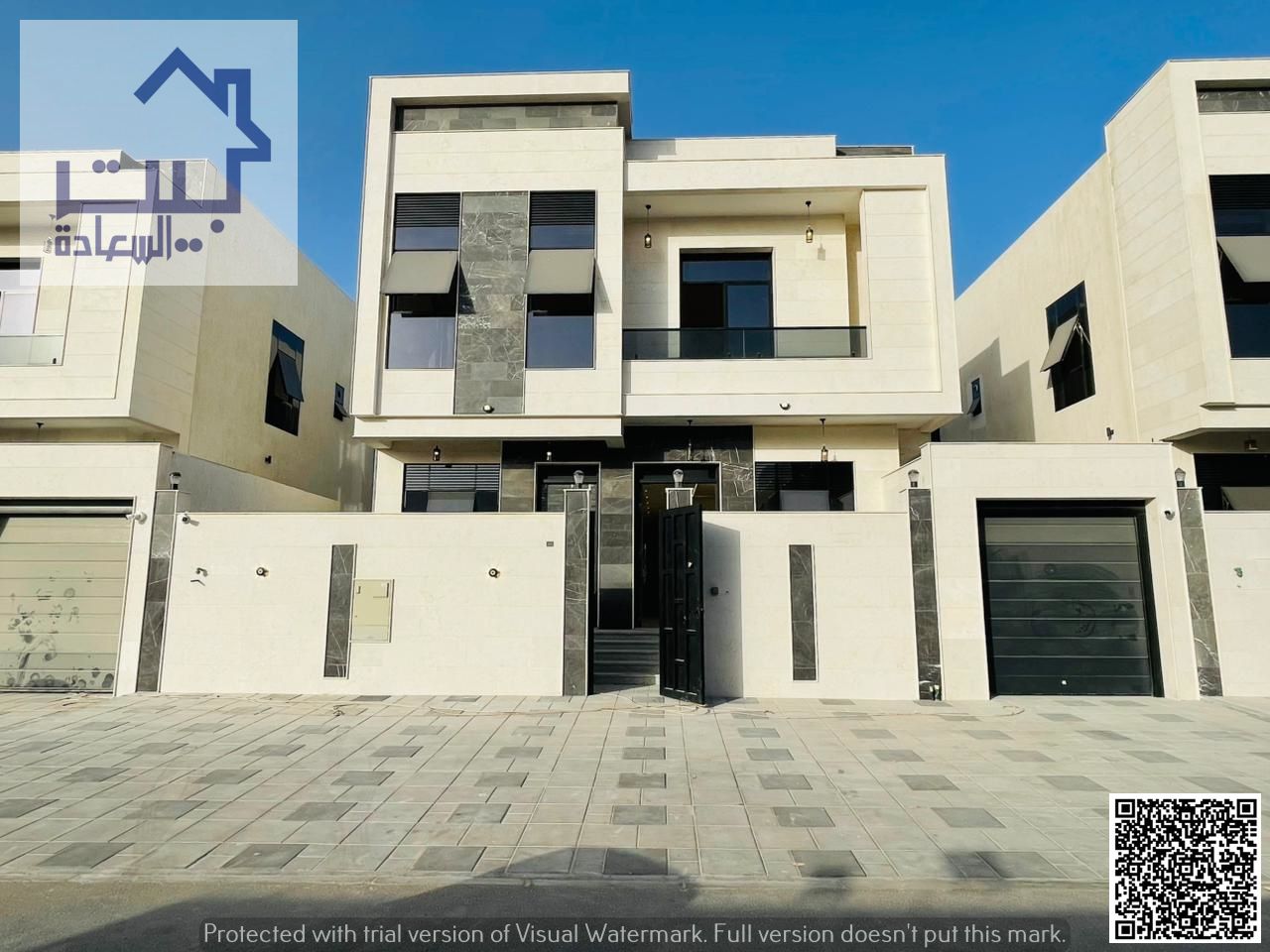 For rent: Al Bahia Ajman, first occupancy, ready to move in, 5 bedrooms master, one minute from Mohammed Bin Zayed Road, good price