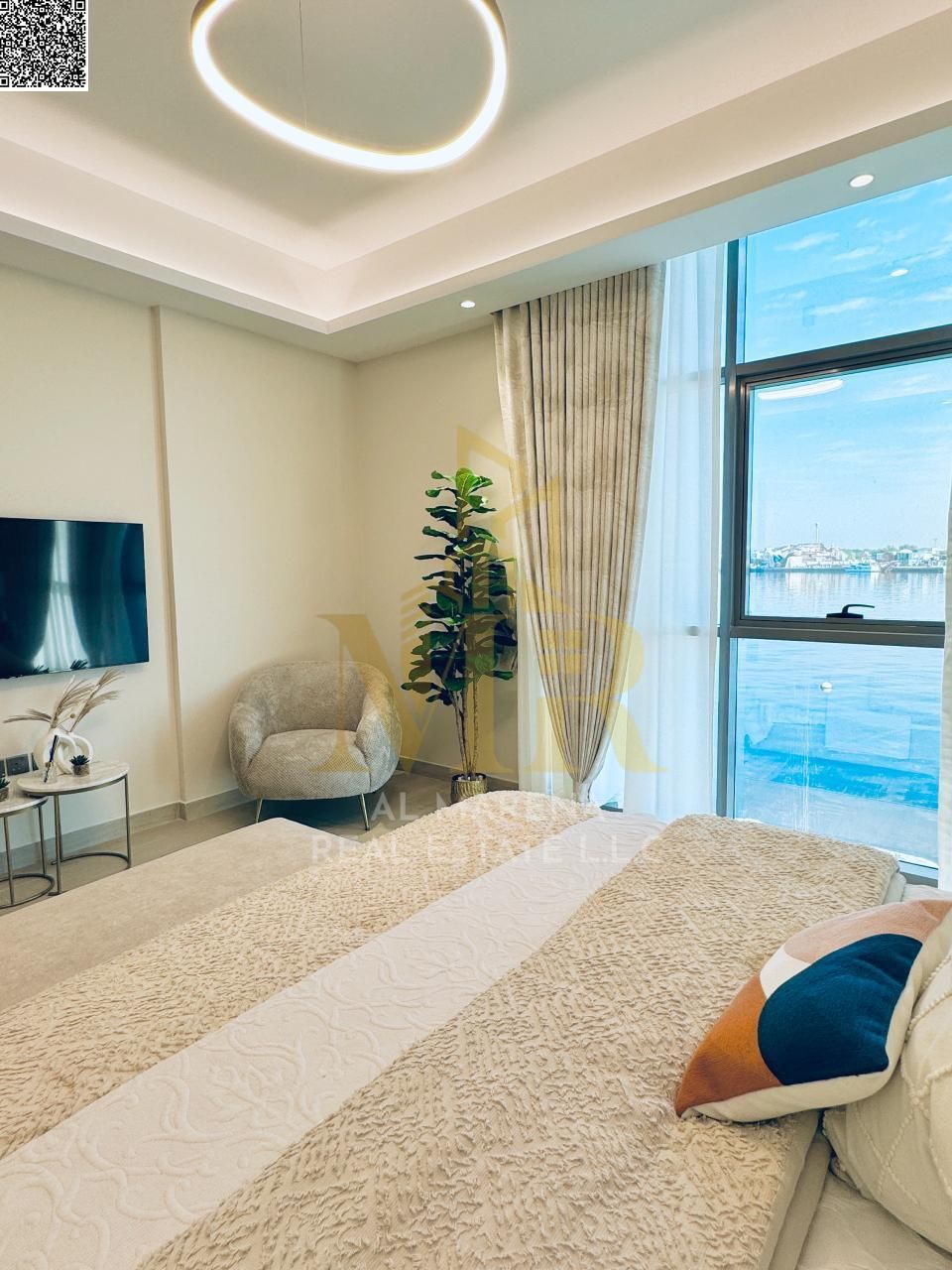 Two-bedroom apartment for sale on the Corniche with a distinctive view and exceptional location, modern design and high-end finishes, with a convenien