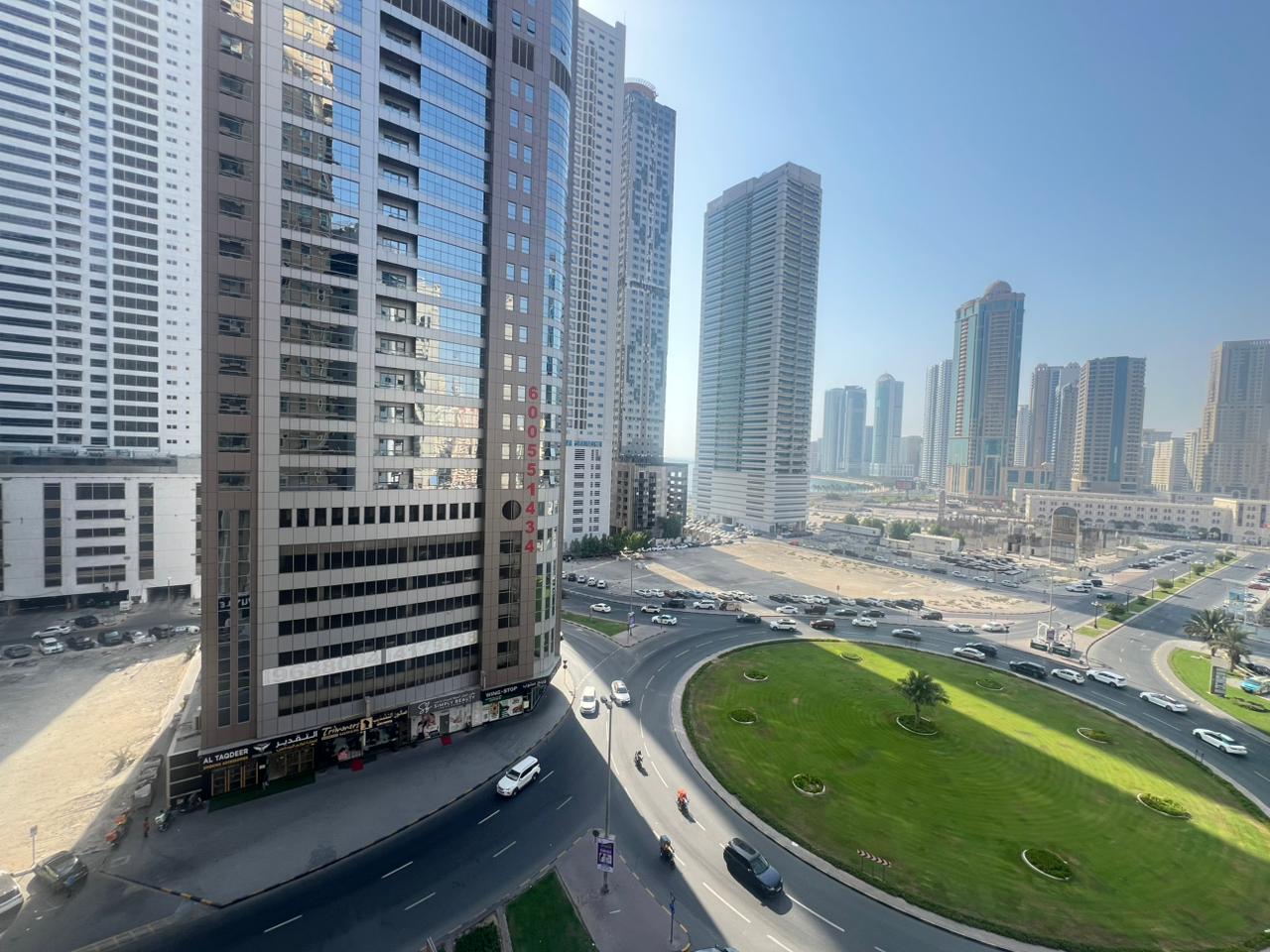 Open view with balcony | Free gym +pool| +children’s play area| Maid’s room with private bathroom|Master bedroom|wardrobes|directly on the Dubai Exit