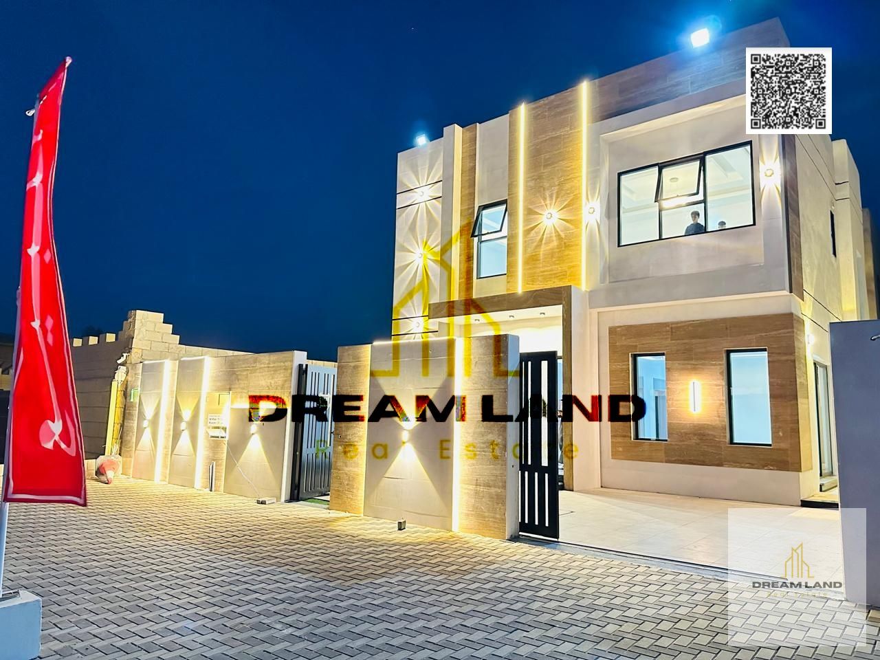 Including registration fees, Amazing villa, consists of 3 master bedrooms with built in wardrobes, now for sale in upscale area,