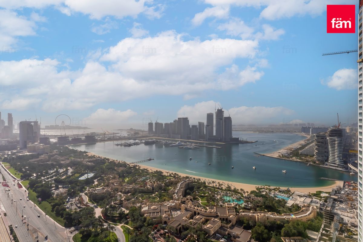 Fully Renovated| High Floor| Palm and Marina Views