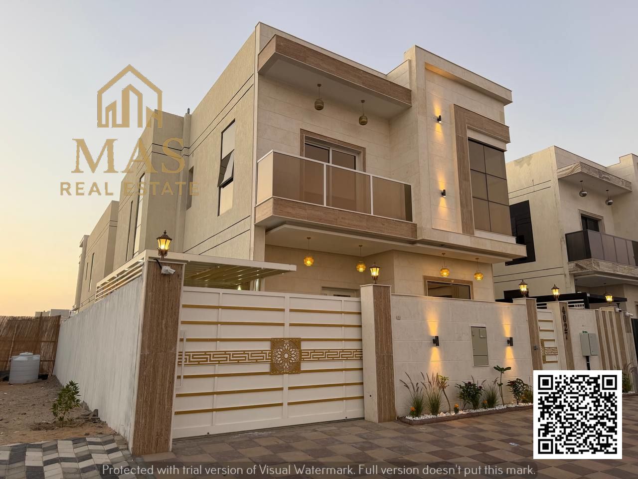 For sale: An investment villa- Prime location on the main road- Price includes electricity and water connections.
