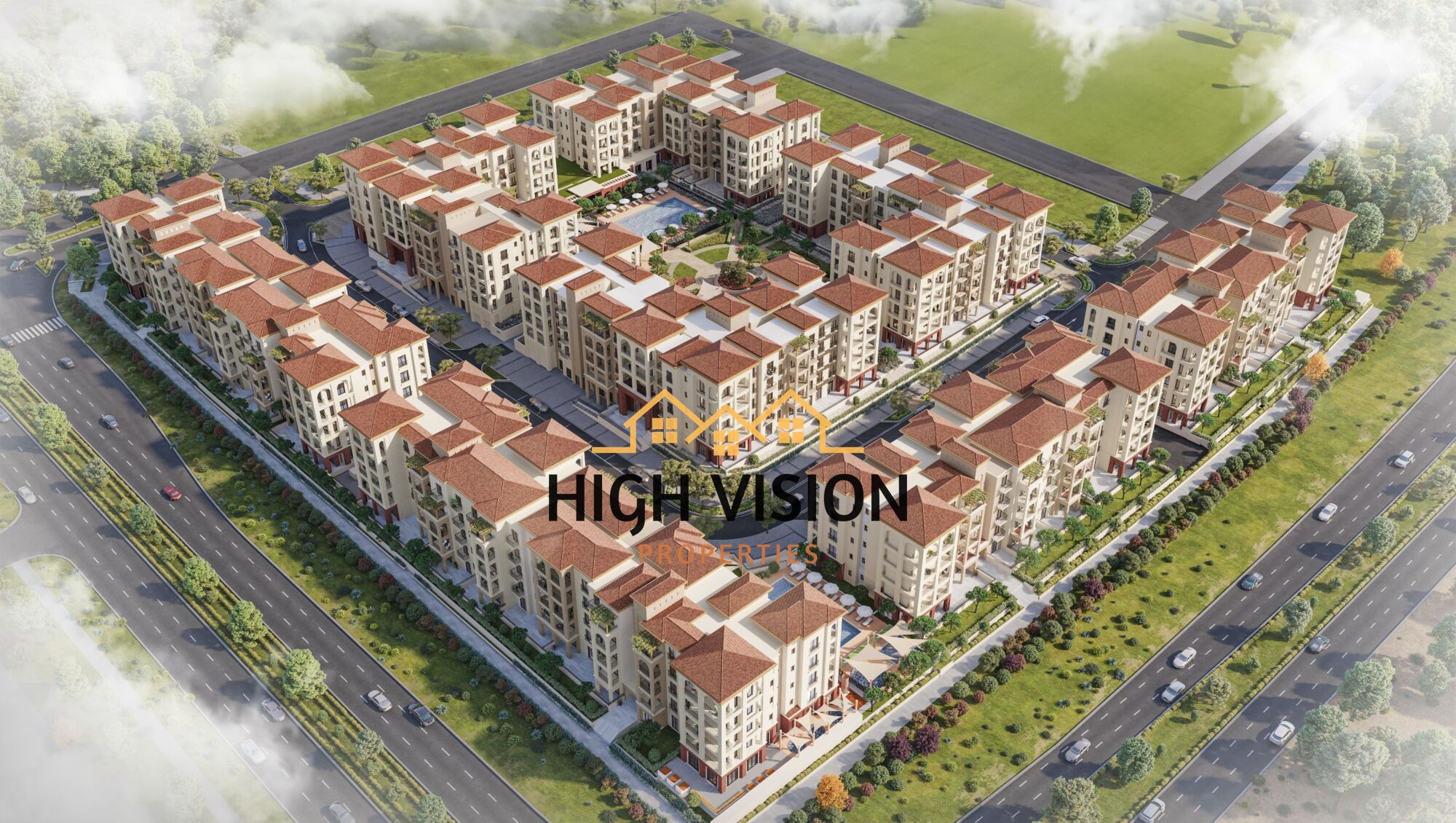 1st Floor 1BR Granada | Balcony | Community Pool