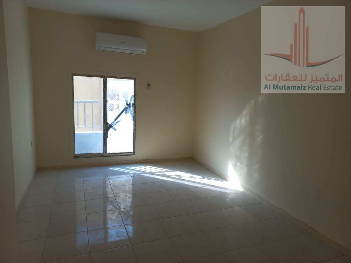 Annual studio apartment for rent in Al Muwaihat area, excellent location