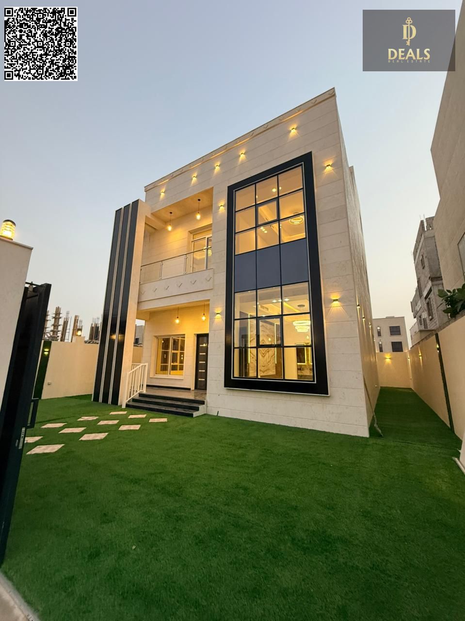 Elegant Corner Luxury Villa for Sale in Al Zahia – Private Courtyard & Rooftop | Prime Location