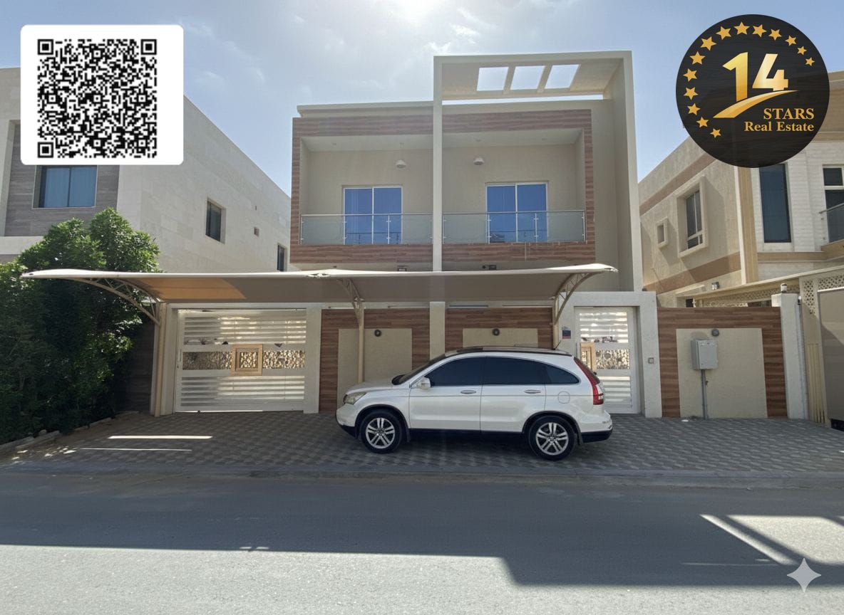 Luxury 5 master bedroom villa is available for rent in al yasmeen ajman