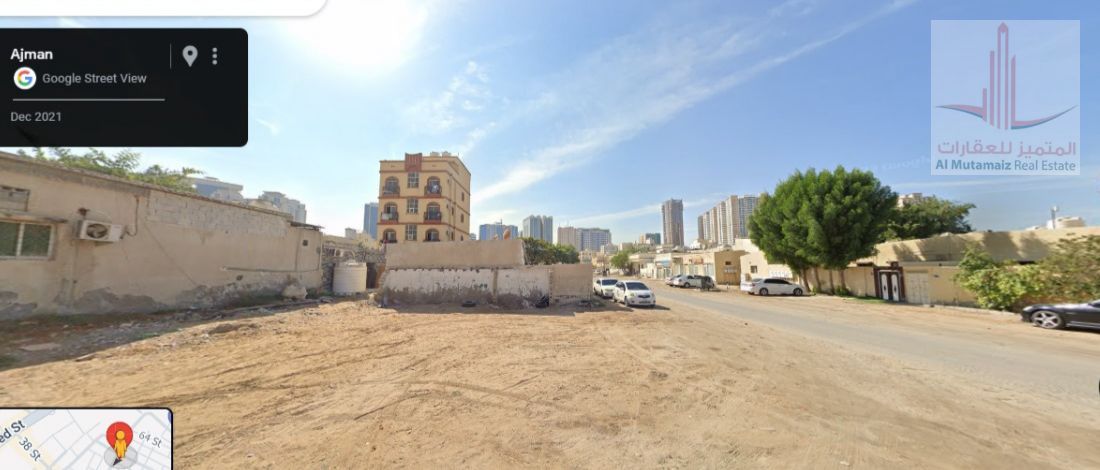 A prime residential/commercial investment opportunity – Corner plot for sale in Al Rashidiya 3 with a ground + 5 floor permit, priced at AED 1.8 milli