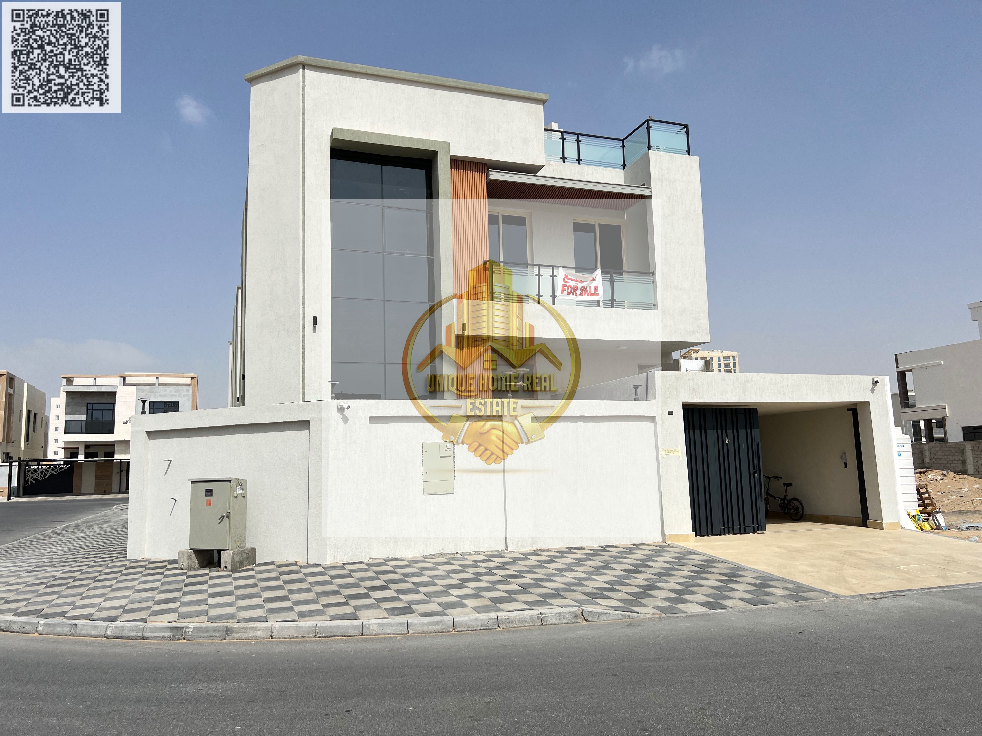 Luxury 6 Bedroom Corner Villa For Sale | Fully Luxury Finishing | Built In Wardrobes