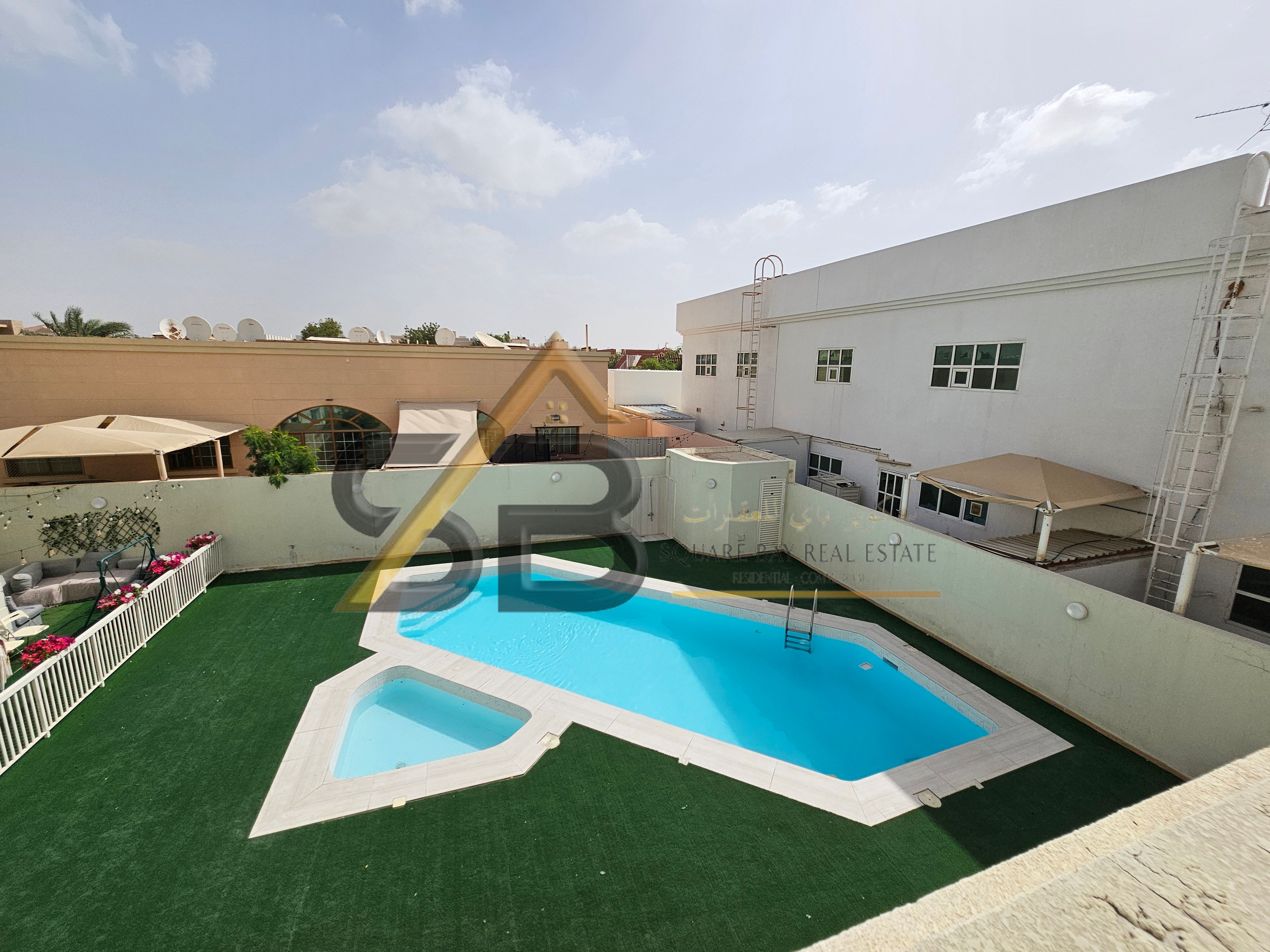 In Mirdif Spacious 3 BR Compound Villa | Maid Room | Shared Pool | 130k
