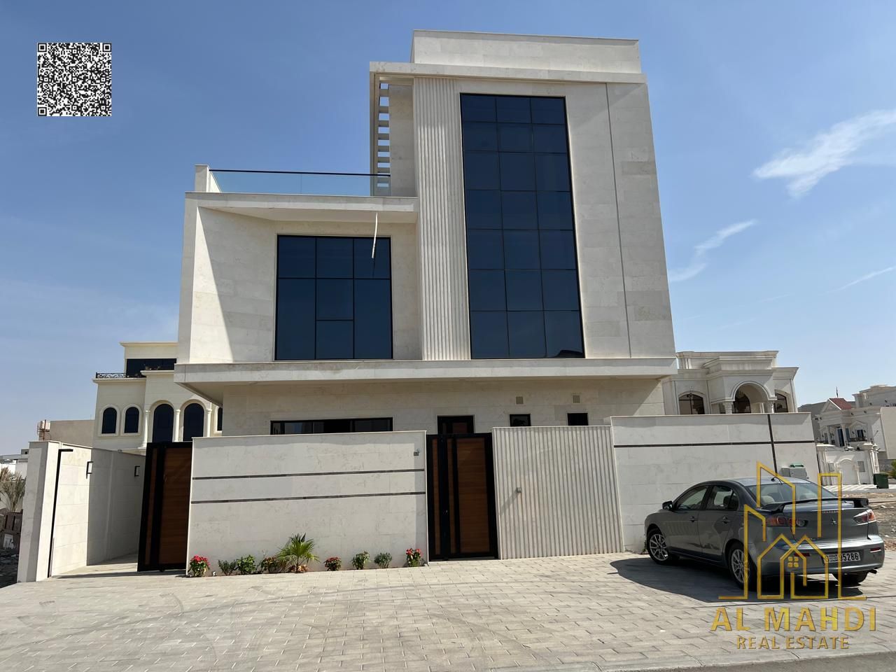 For those seeking luxury, a modern 6-bedroom villa with an elevator in Al Alia, Ajman, electricity, water, and AC. Freehold . Bank financing .