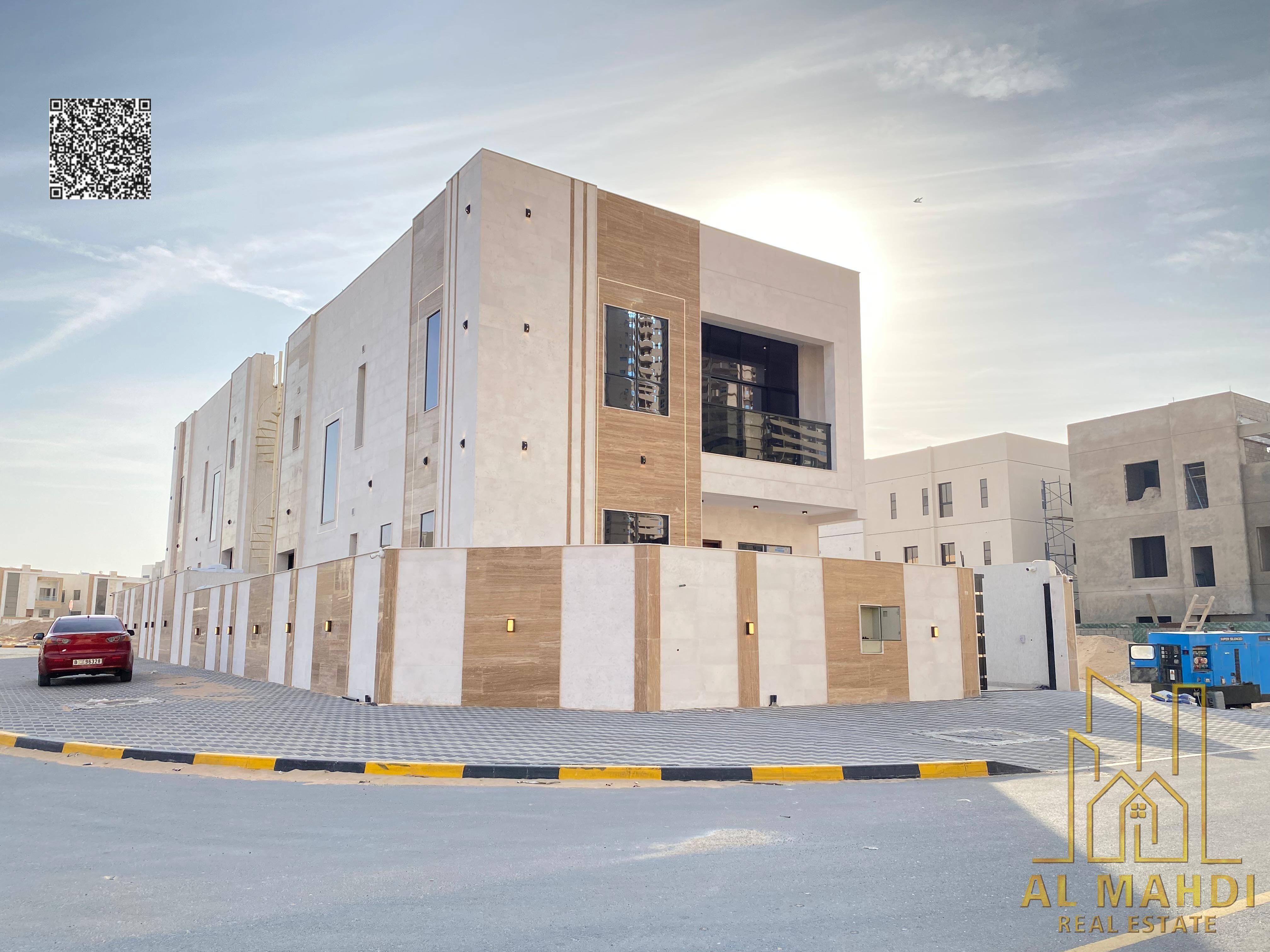 Luxury corner villa for sale in Al Amrah – Ajman | Strategic location close to all services | Freehold ownership for all nationalities
