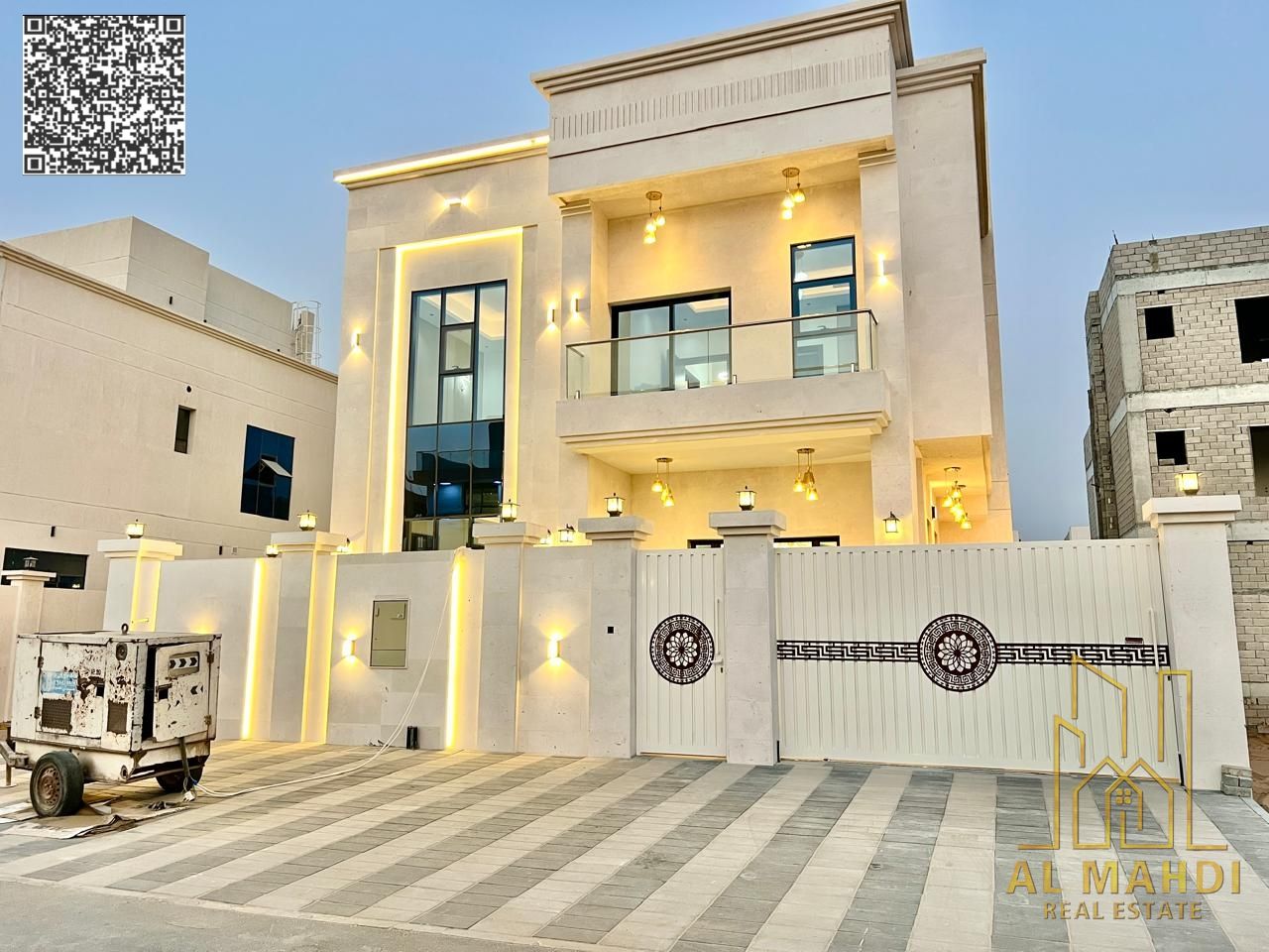 A beautiful luxury villa with six master bedrooms is available in Helio 02, Ajman. . . Luxury villa for sale – Helio 2, Ajman