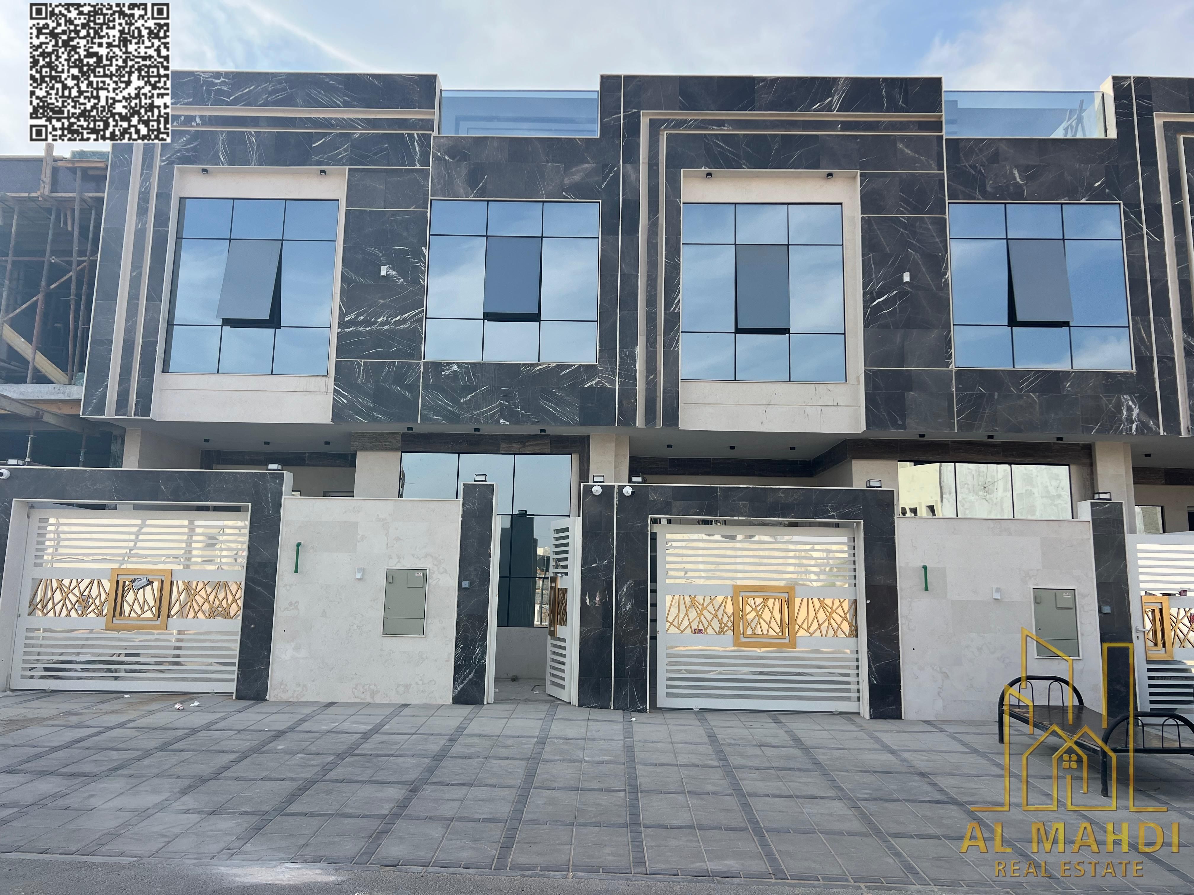 Your chance to own a luxury townhouse, including registration and ownership fees, ready to move in, close to all services, with elegant designs, direc