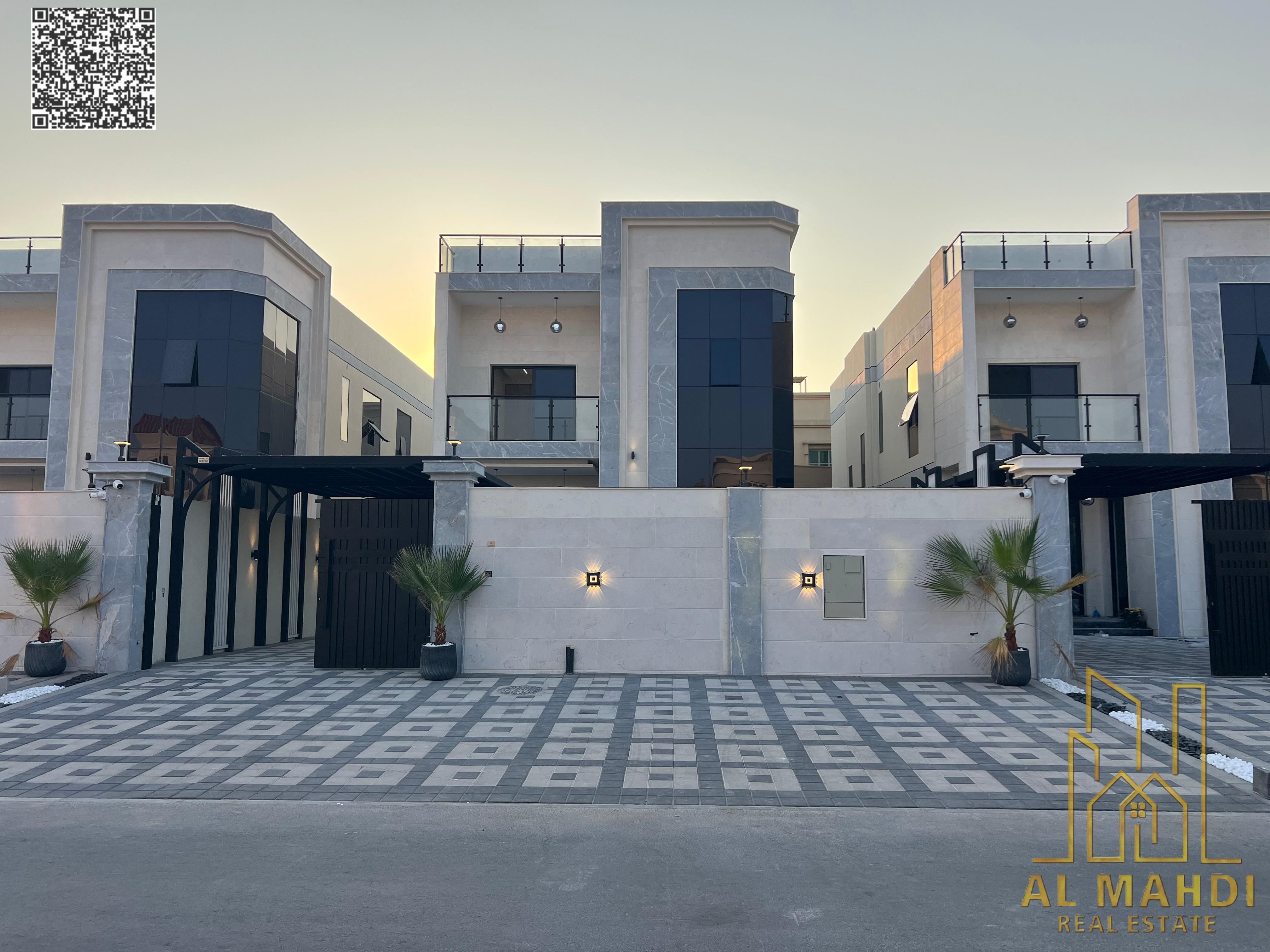 For sale in Al Rawda 3 area, a modern villa with 5 bedrooms and a swimming pool at an excellent price