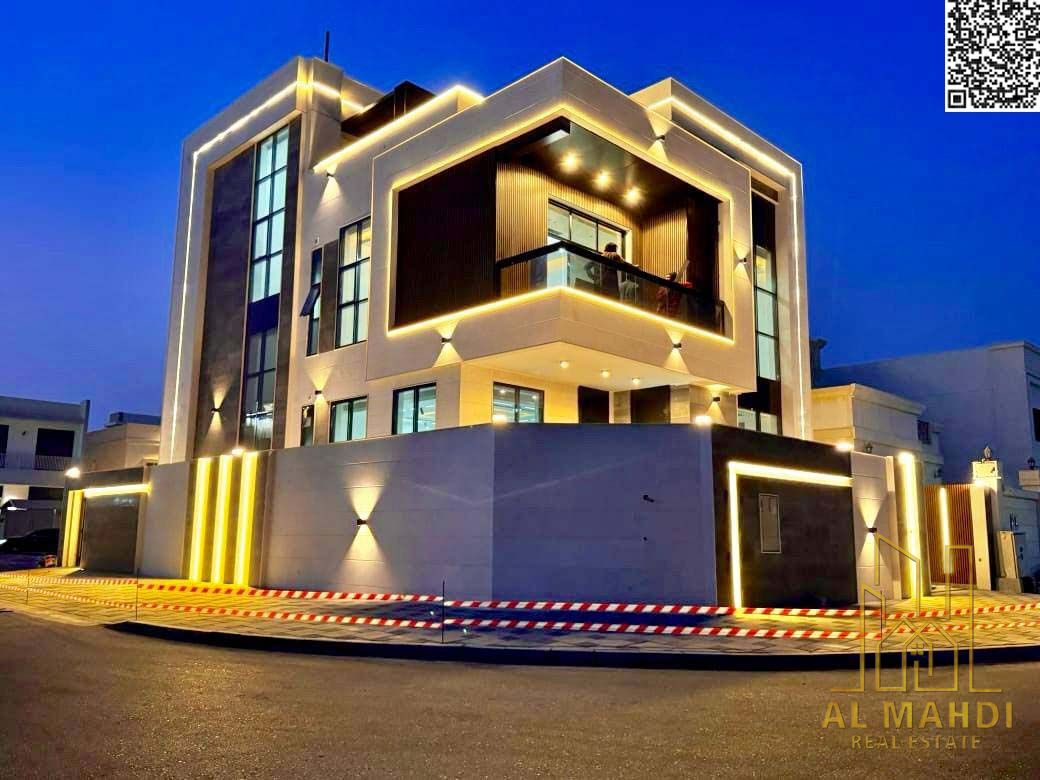 Corner 4 Bedroom Villa with Roof and Pool in Al Zahya Ajman Including Registration Fees Freehold and Prime Location