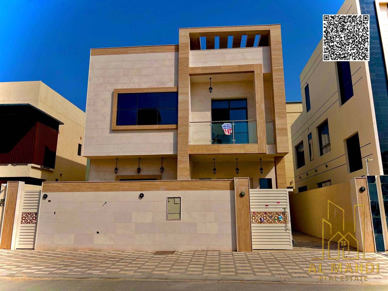 Luxury 5 Master Bedroom Villa with Maid Room in Al Yasmeen Ajman Prime Location Close to All Services