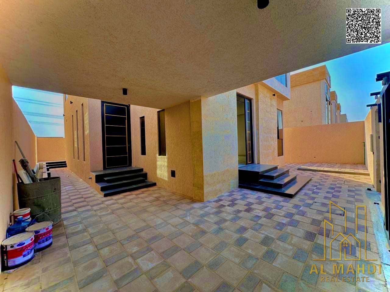 Luxury Arabic Style Villa with 3 Master Bedrooms and Maid Room in Al Yasmeen Ajman on Two Roads