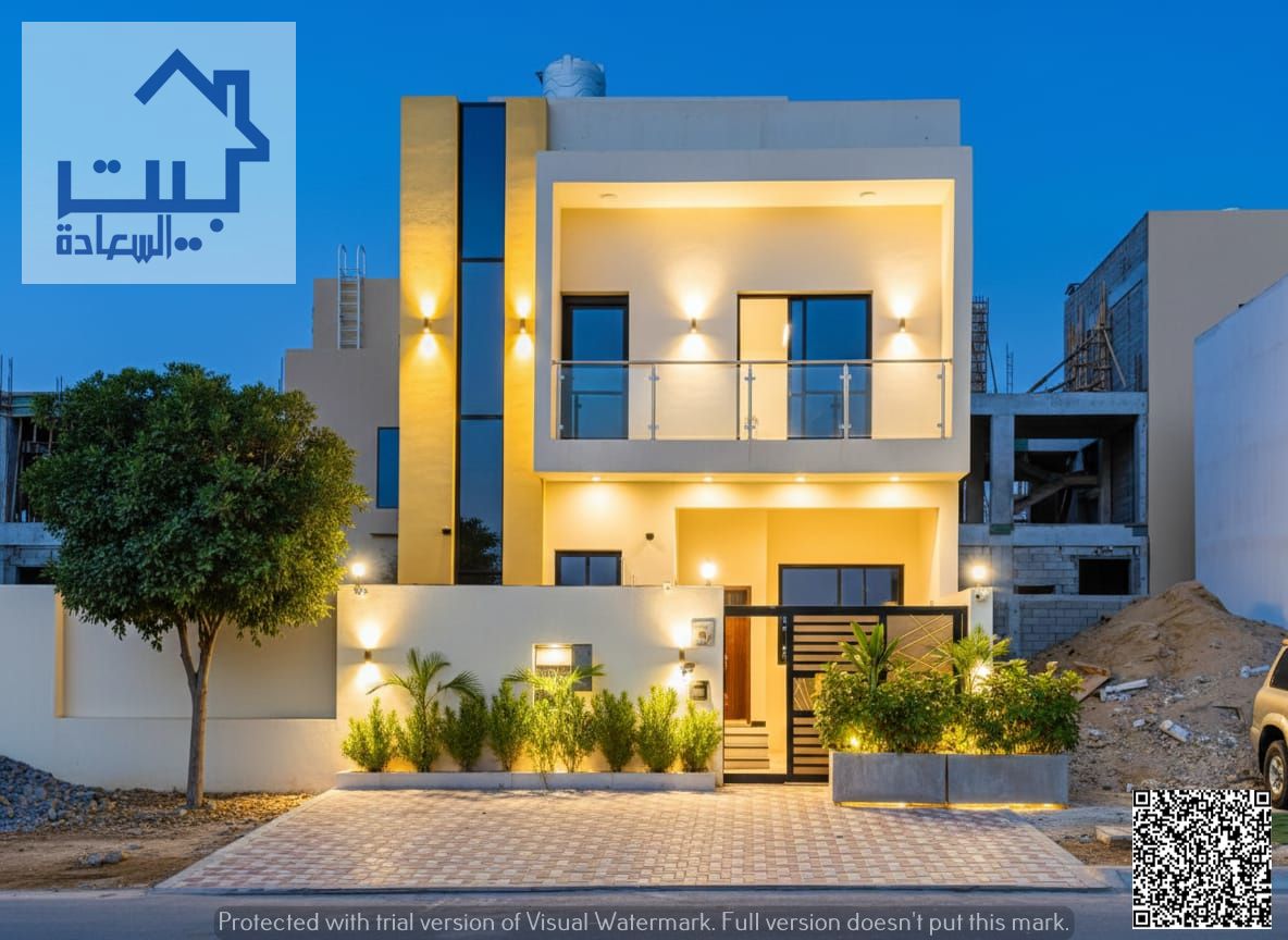 For sale : Luxury townhouse in Al Helio 2 _ Ajman (2 floors + roof) freehold _ near Sheikh Mohammed bin Zayed Road