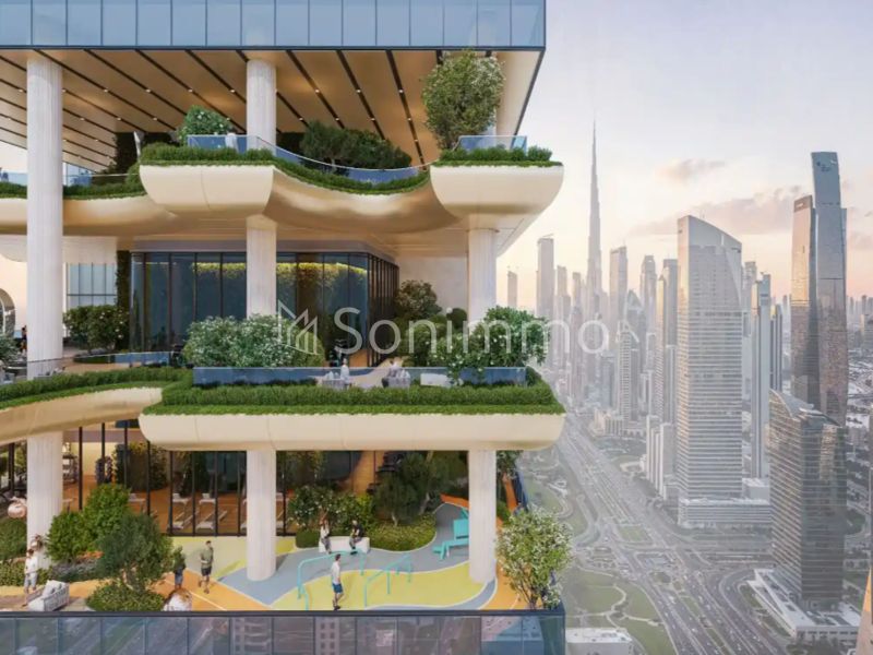 Ultra High Floor 4BR | Sea, SZR & Dubai Skyline Views |