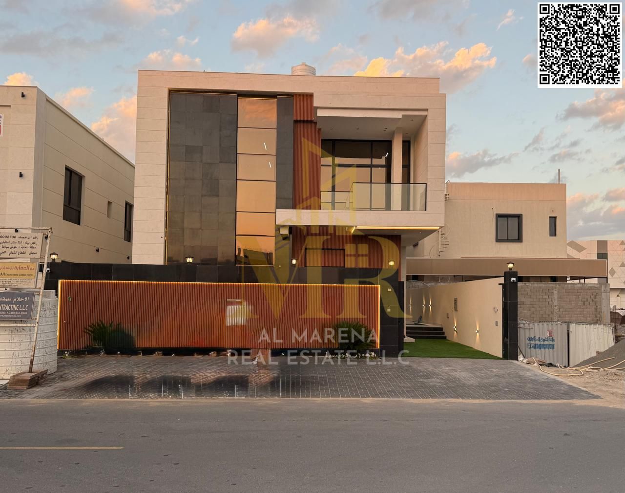 Villa for sale in Al Bahia – Ajman | 4 master bedrooms | Two floors and a roof, price includes registration fees