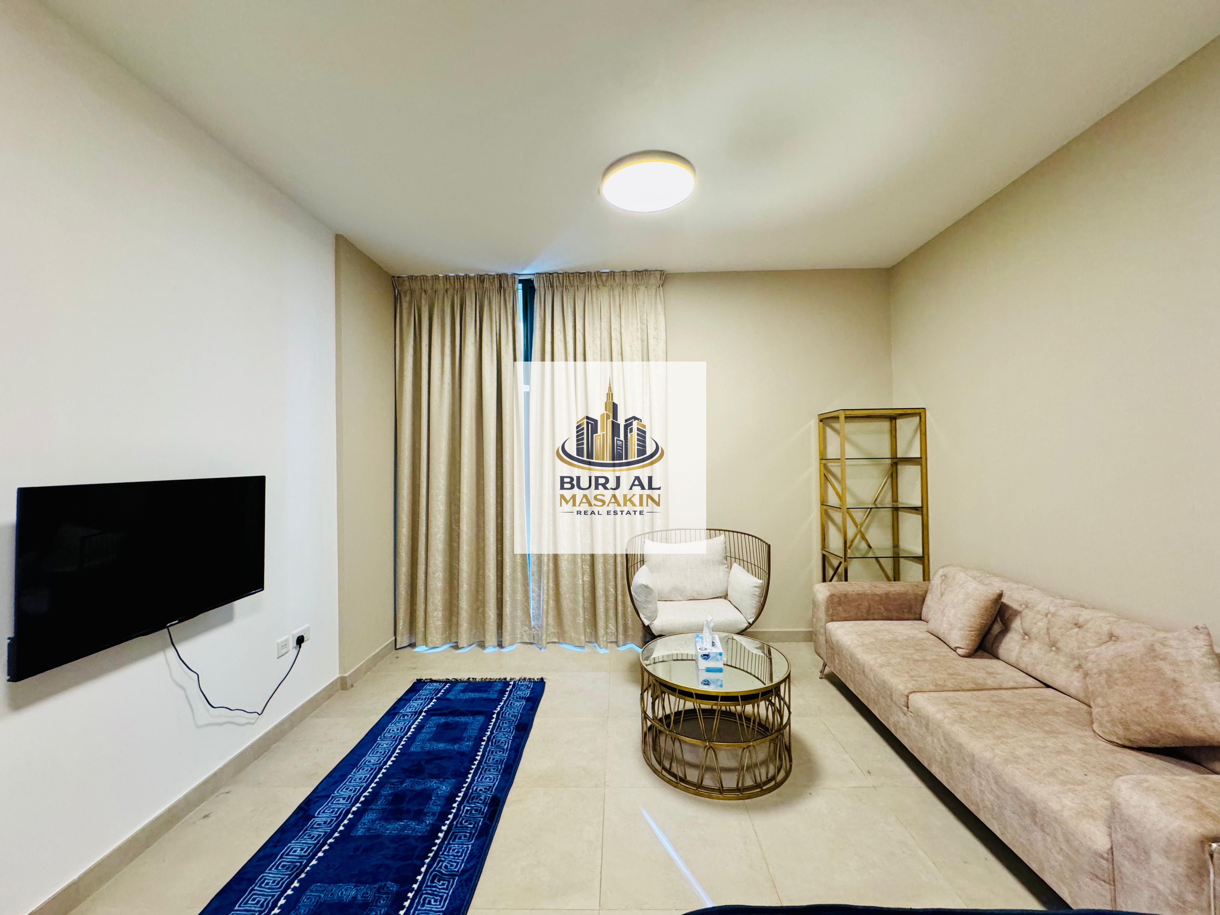 Furnished Monthly Studio for Rent | AED 5,800 | 510 Sqft | Aljada Sharjah